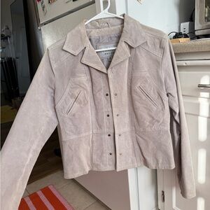 Wilsons Leather Women's Beige Utility Jacket